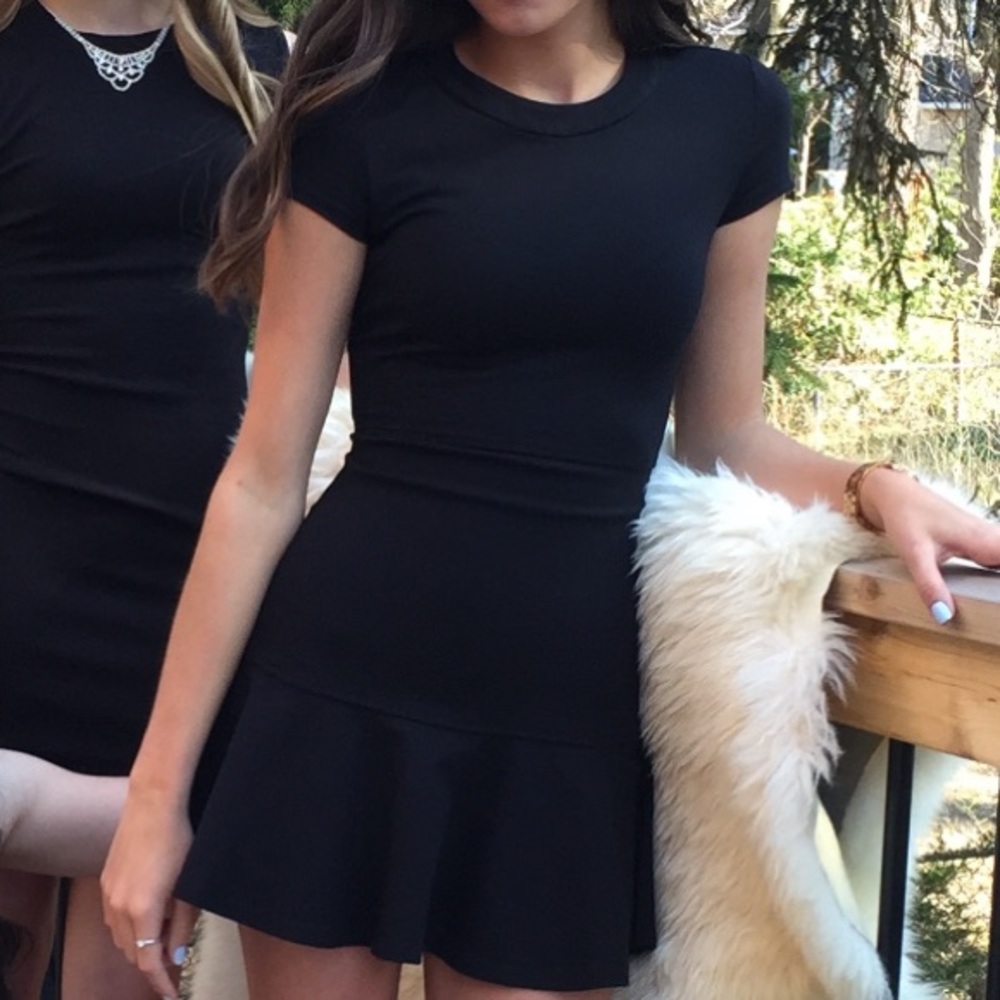 Black cocktail dress